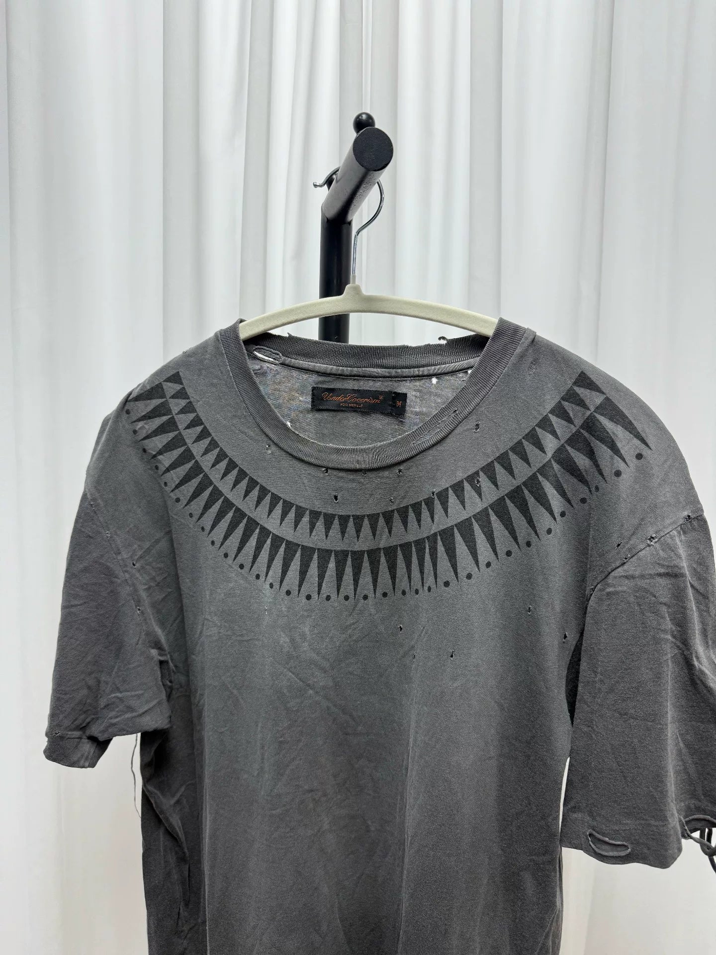 UNDERCOVER Scab Distressed Short Sleeve Shirt