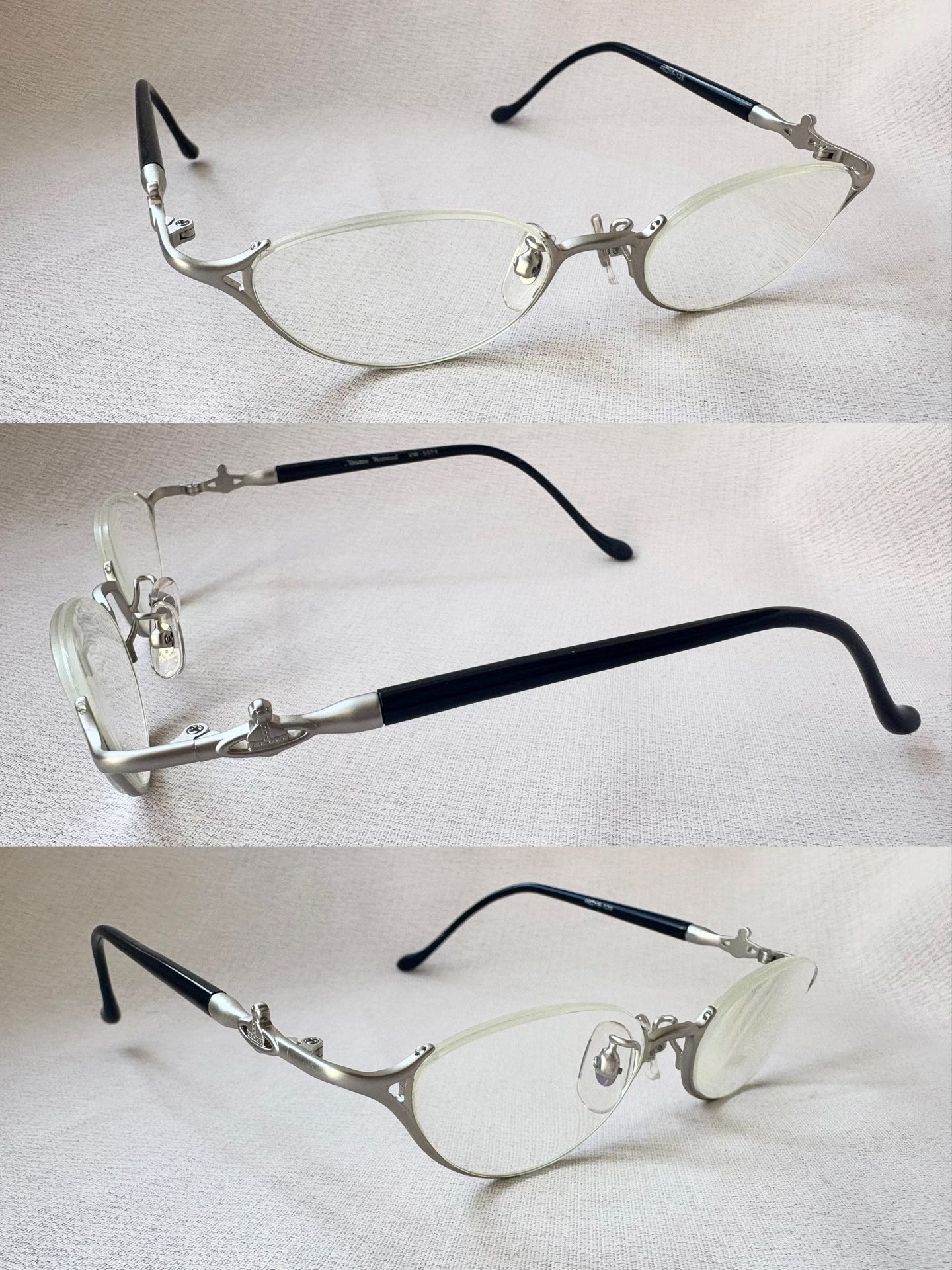 Vivienne Westwood Vintage Silver Saturn Eyeglasses