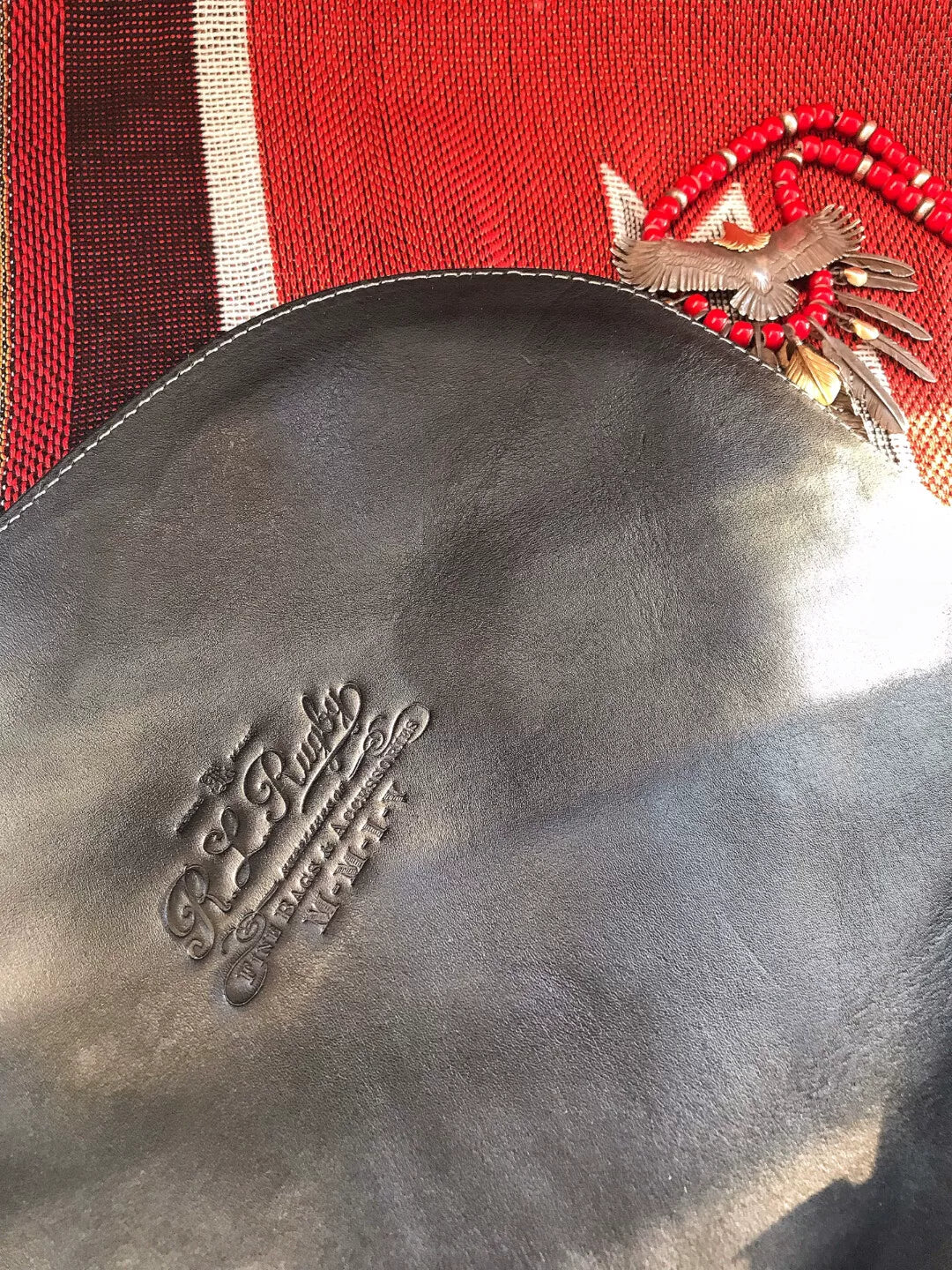 RRL Ralph Lauren Leather Messenger Bag