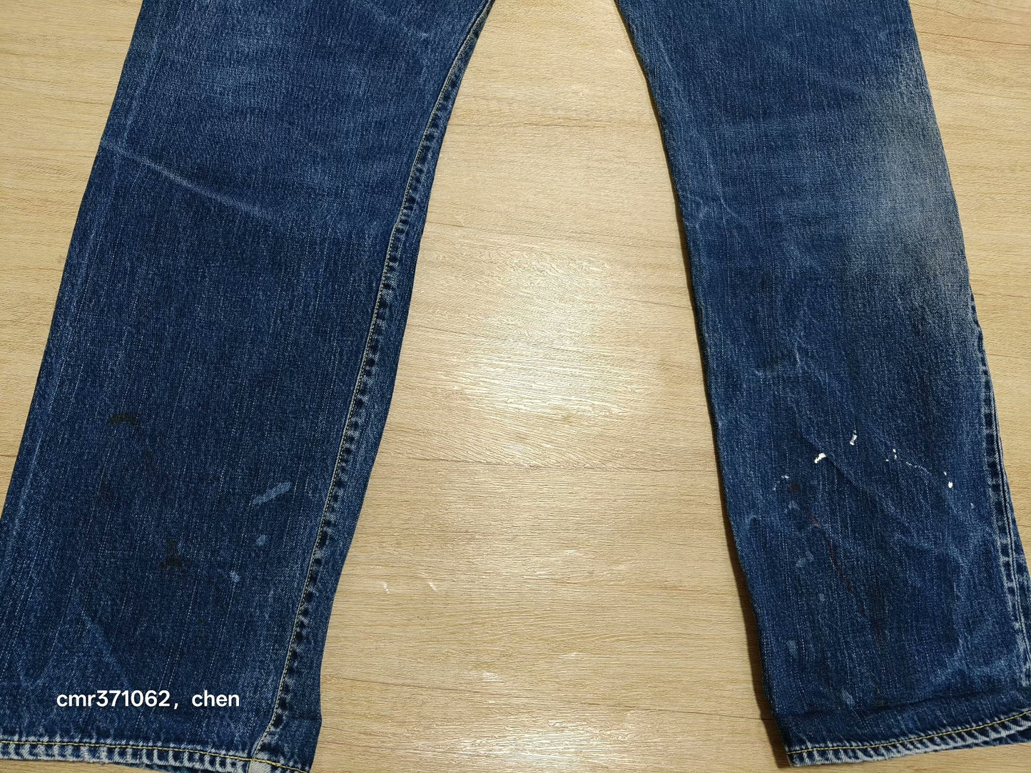visvim TRAVAILLER BRACES DRY DENIM-7
