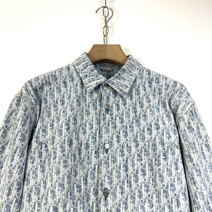 Dior Men's Monogram Logo Denim Jacket