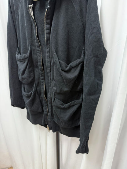 number nine zipper hoodie with pockets