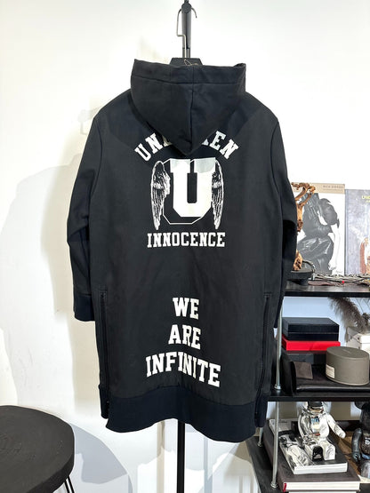 Undercover Jun Takahashi Mid-Length Patch Print Hooded Jacket