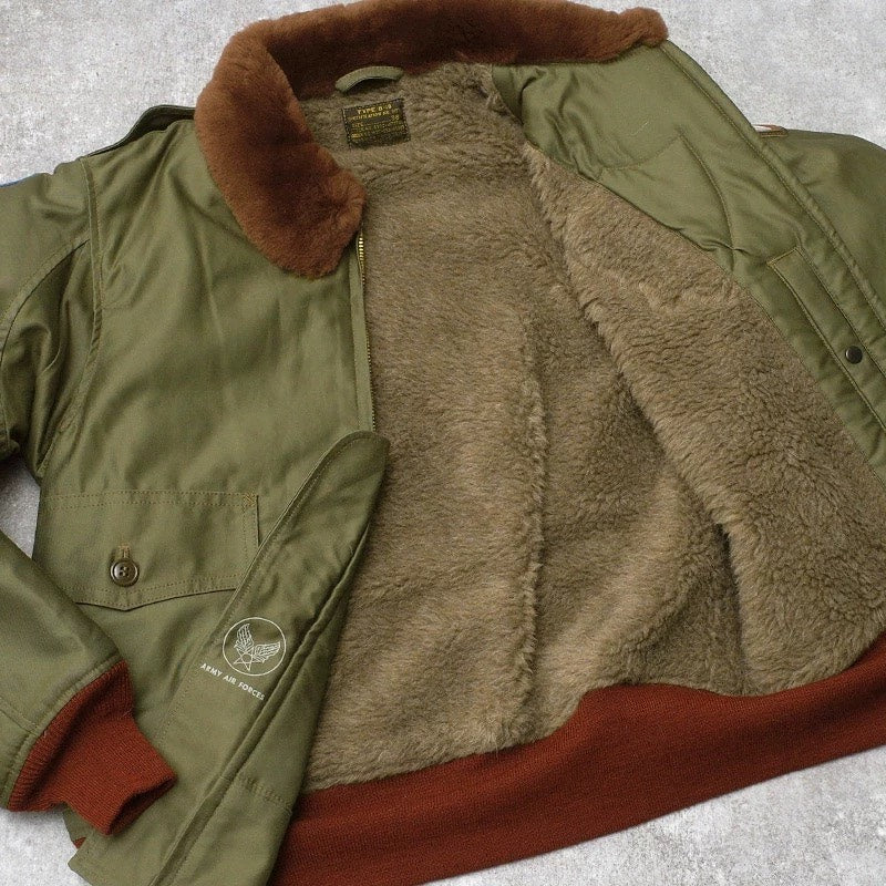 B-10 Military Alpaca Flight Jacket
