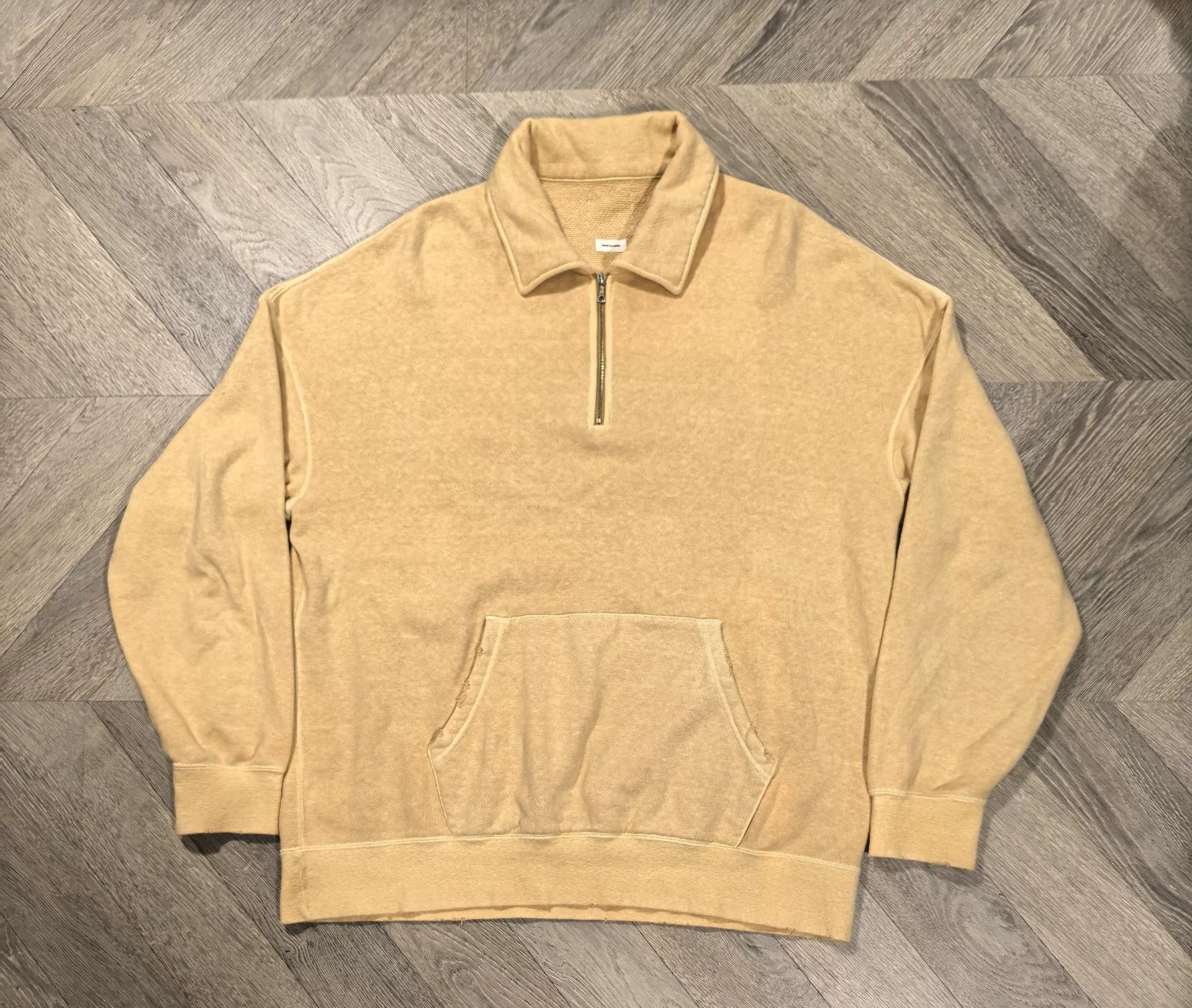 visvim jumbo zip pullover sweatshirt