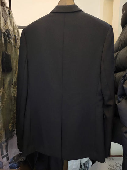 Dior Embroidered Rose Wool Suit for Men