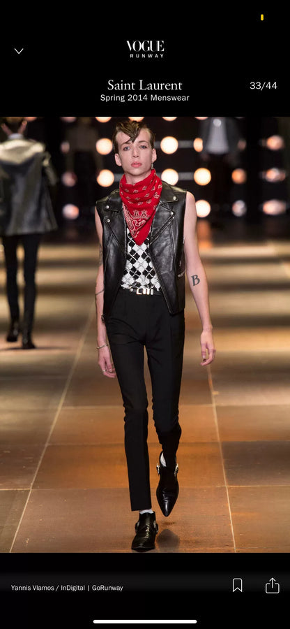 Saint Laurent 2014 Runway Boots