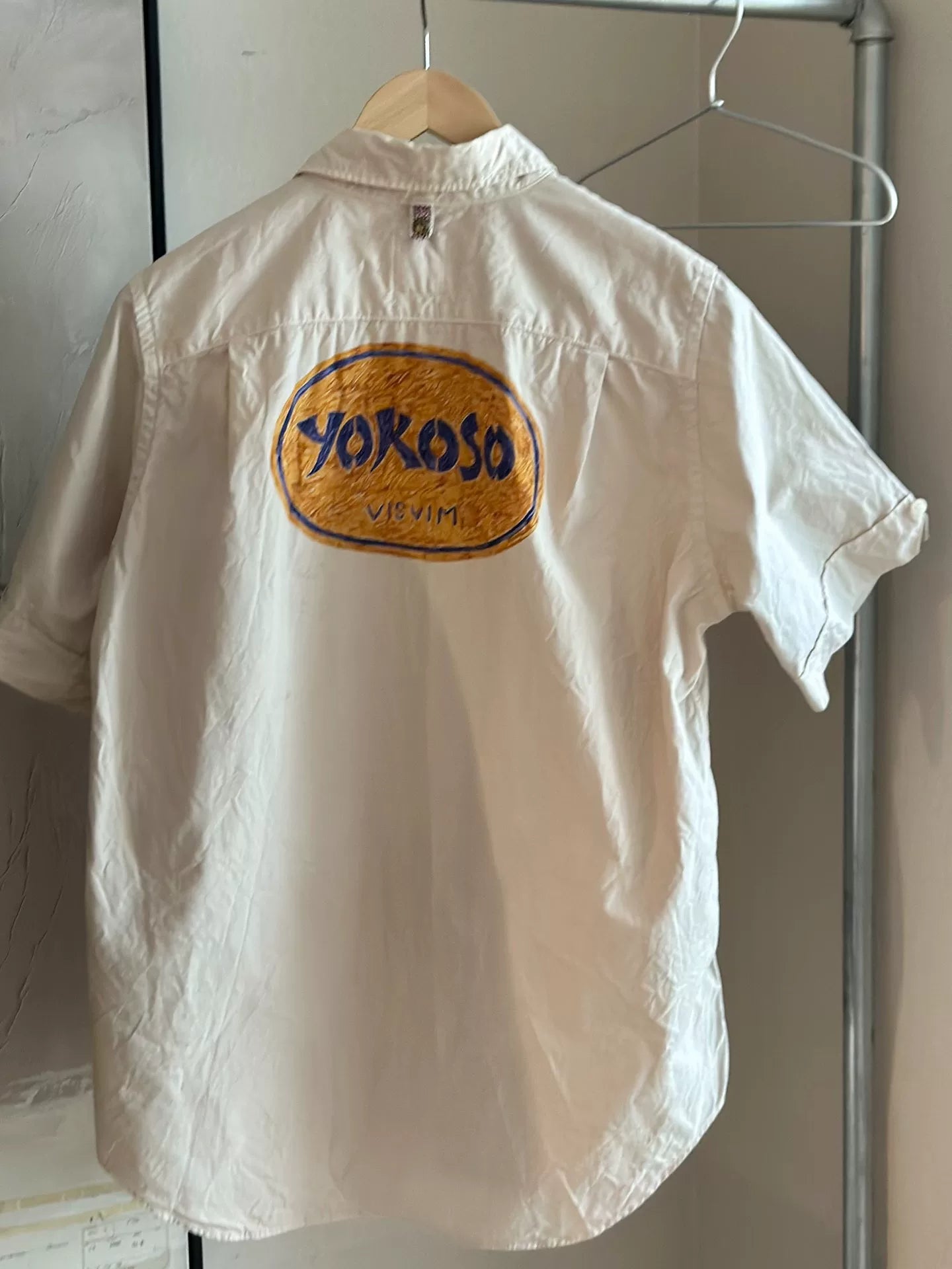 Visvim ELLAS S/S Hand-Painted Logo Shirt