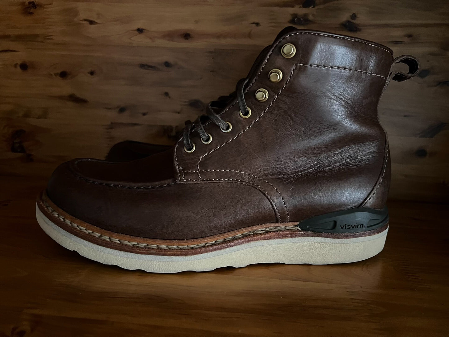 visvim Armiger Folk Brown Leather Boots