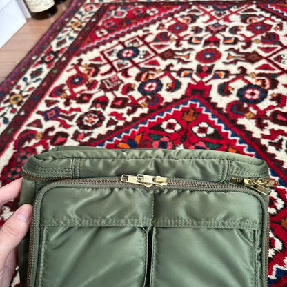 porter tanker camera bag in green