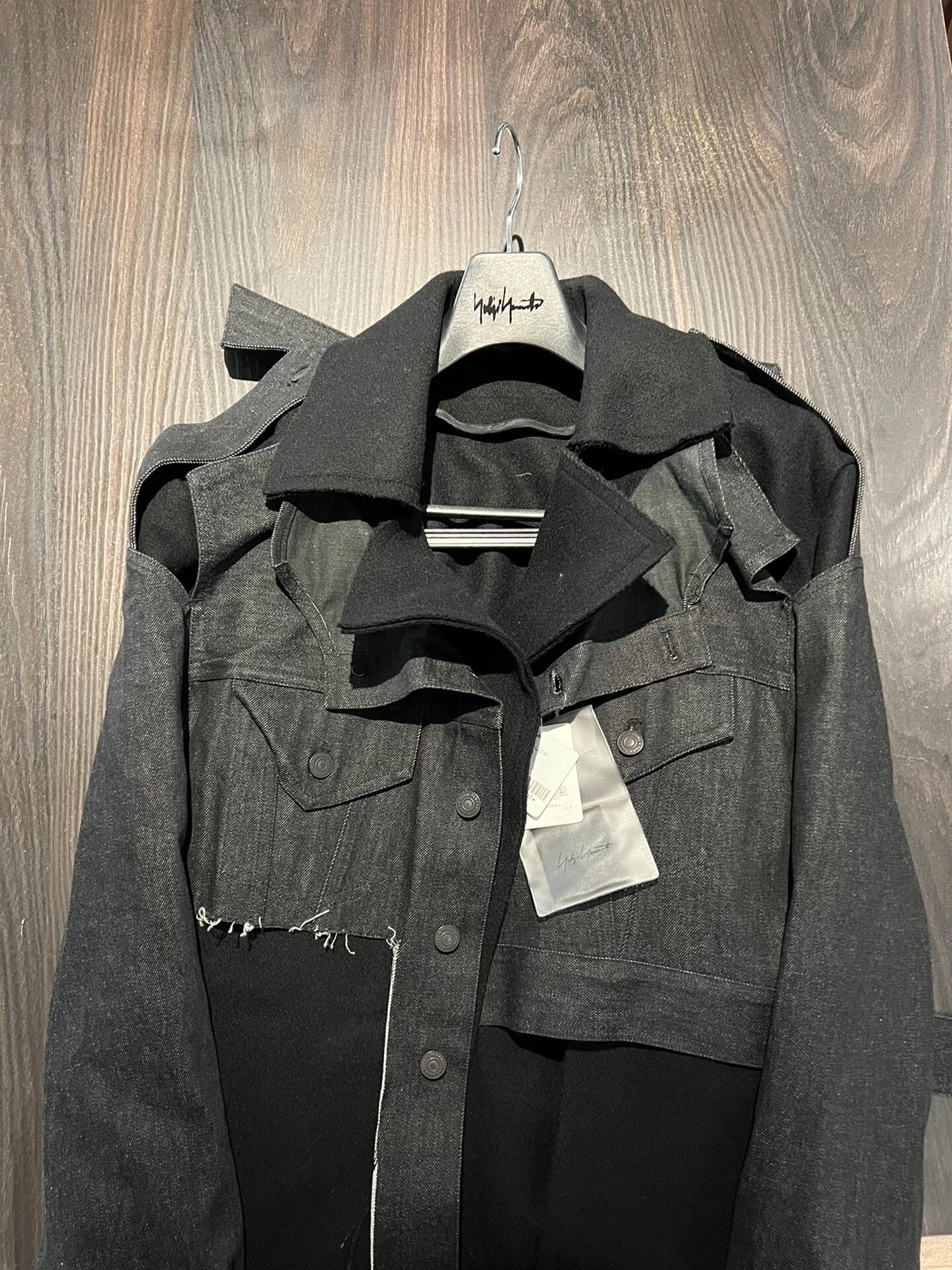 Yohji Yamamoto 22AW Deconstructed Denim Coat