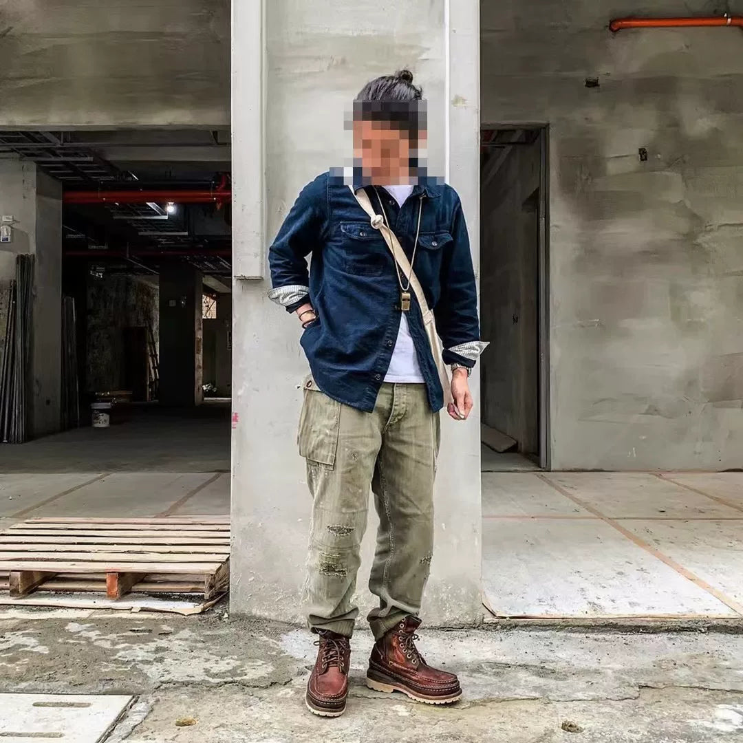 visvim veterans herringbone cargo pants