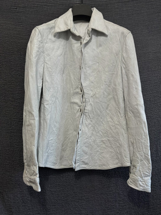 avant-garde leather shirt by Carpe Diem