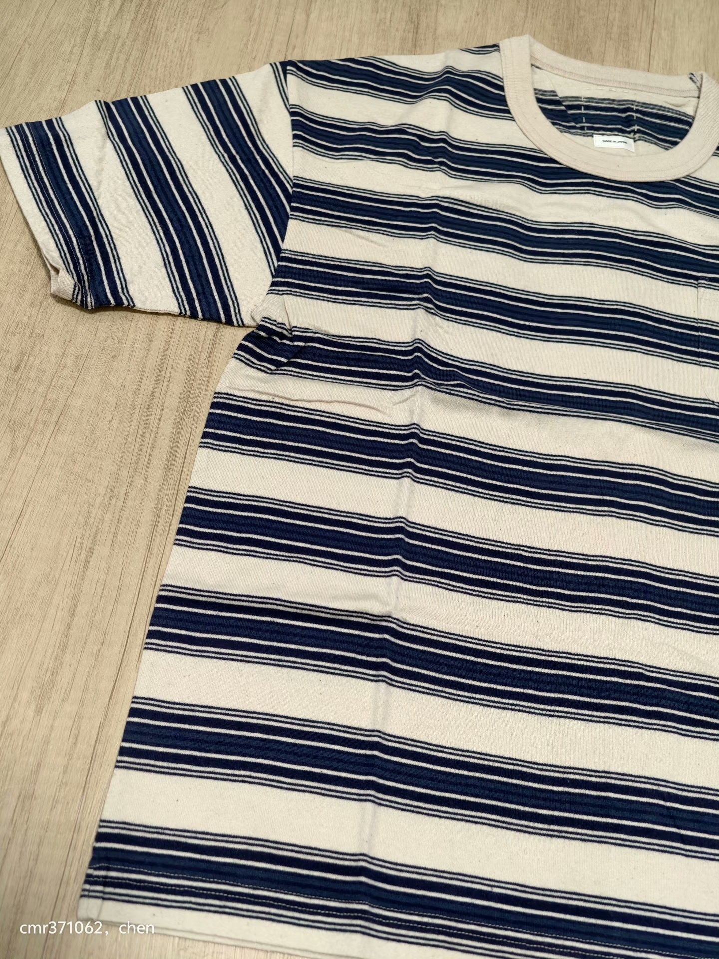 VISVIM 22SS BORDER JUMBO TEE S/S