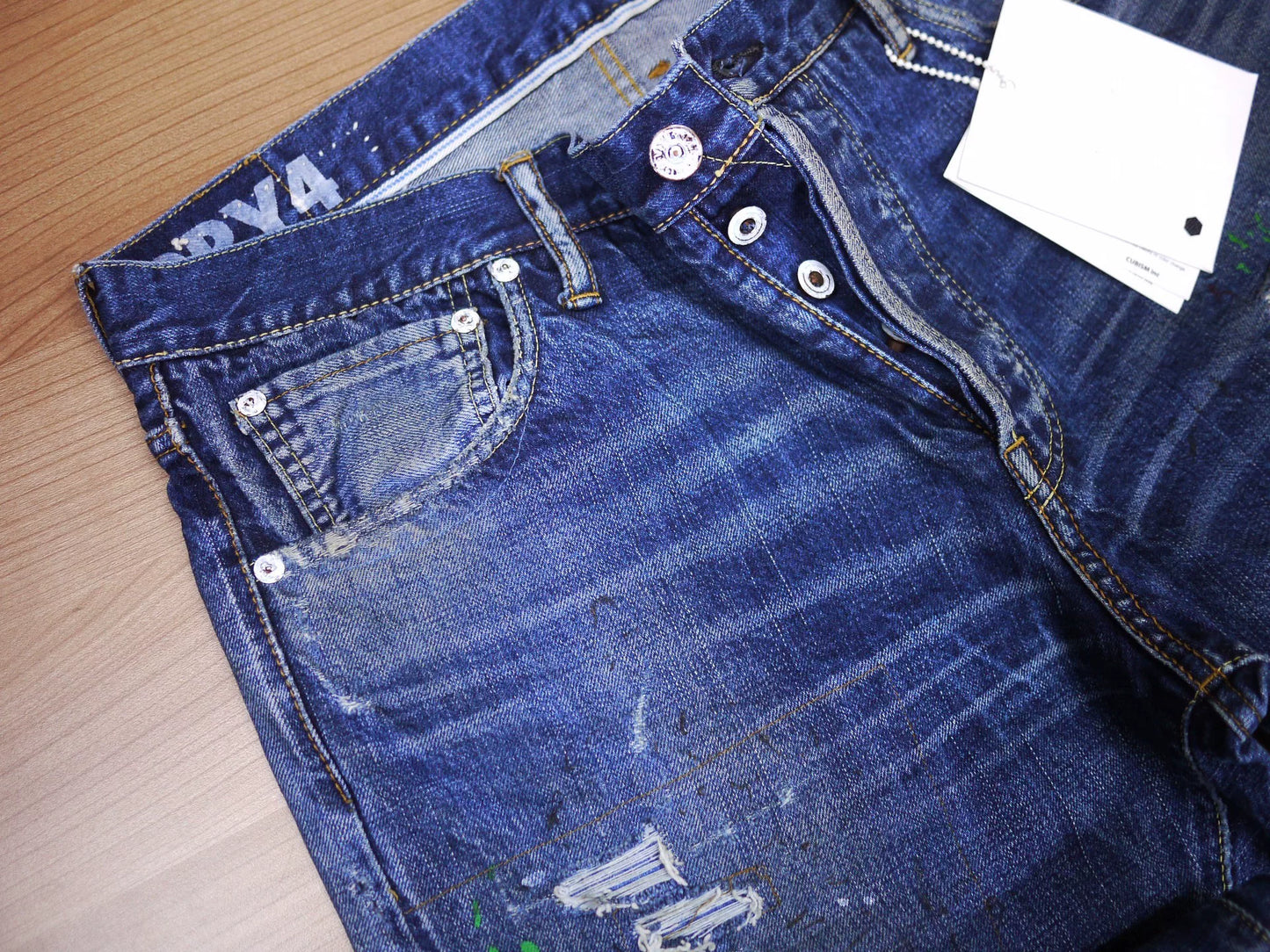 visvim social sculpture dry denim 4 pants