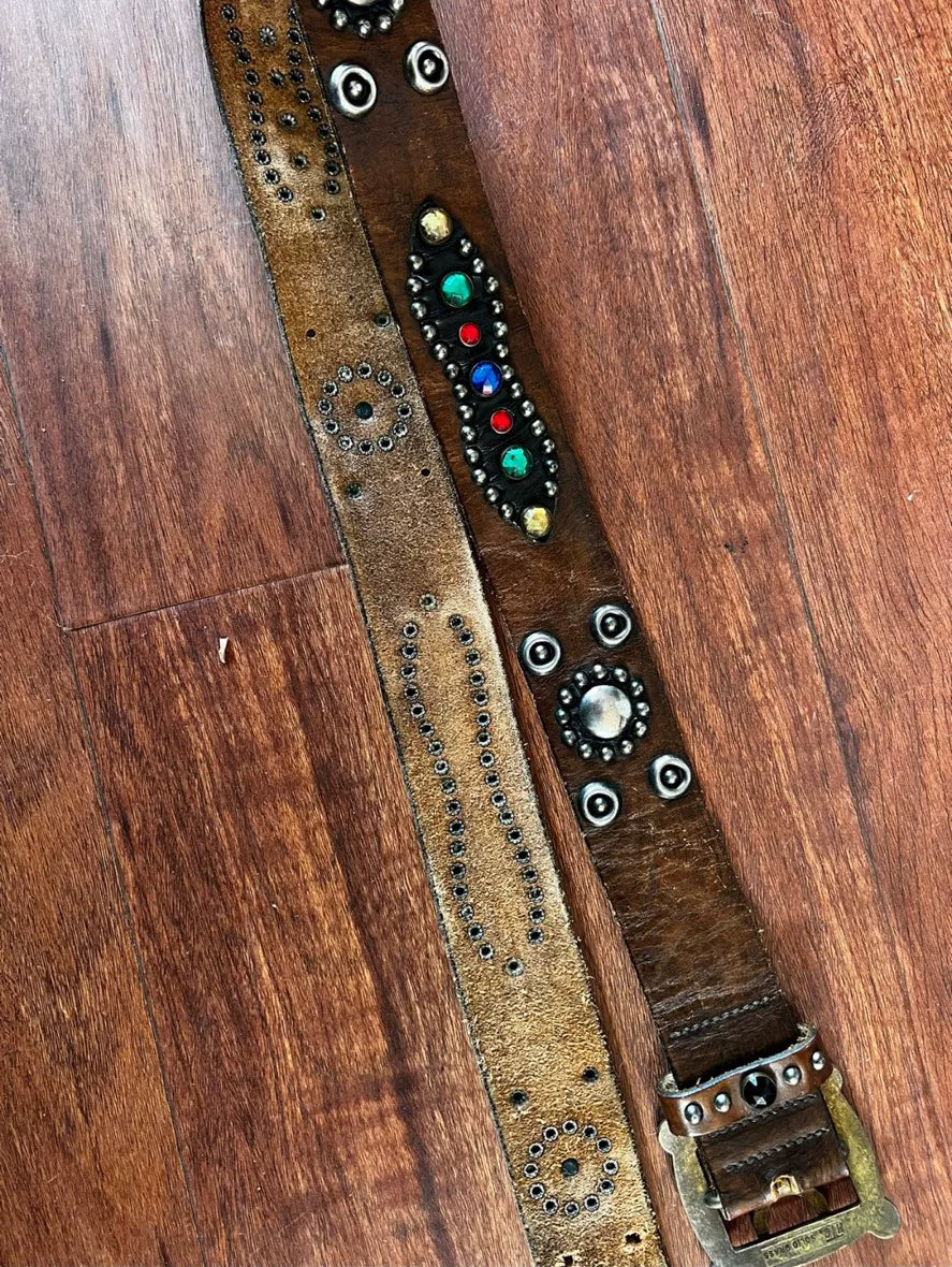 Rare HTC Western Style Leather Belt