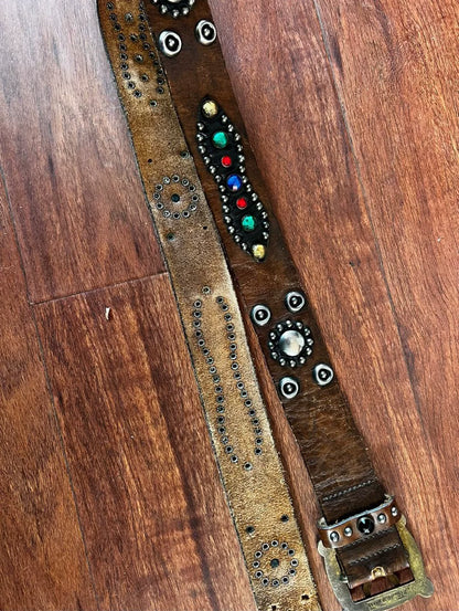 Rare HTC Western Style Leather Belt