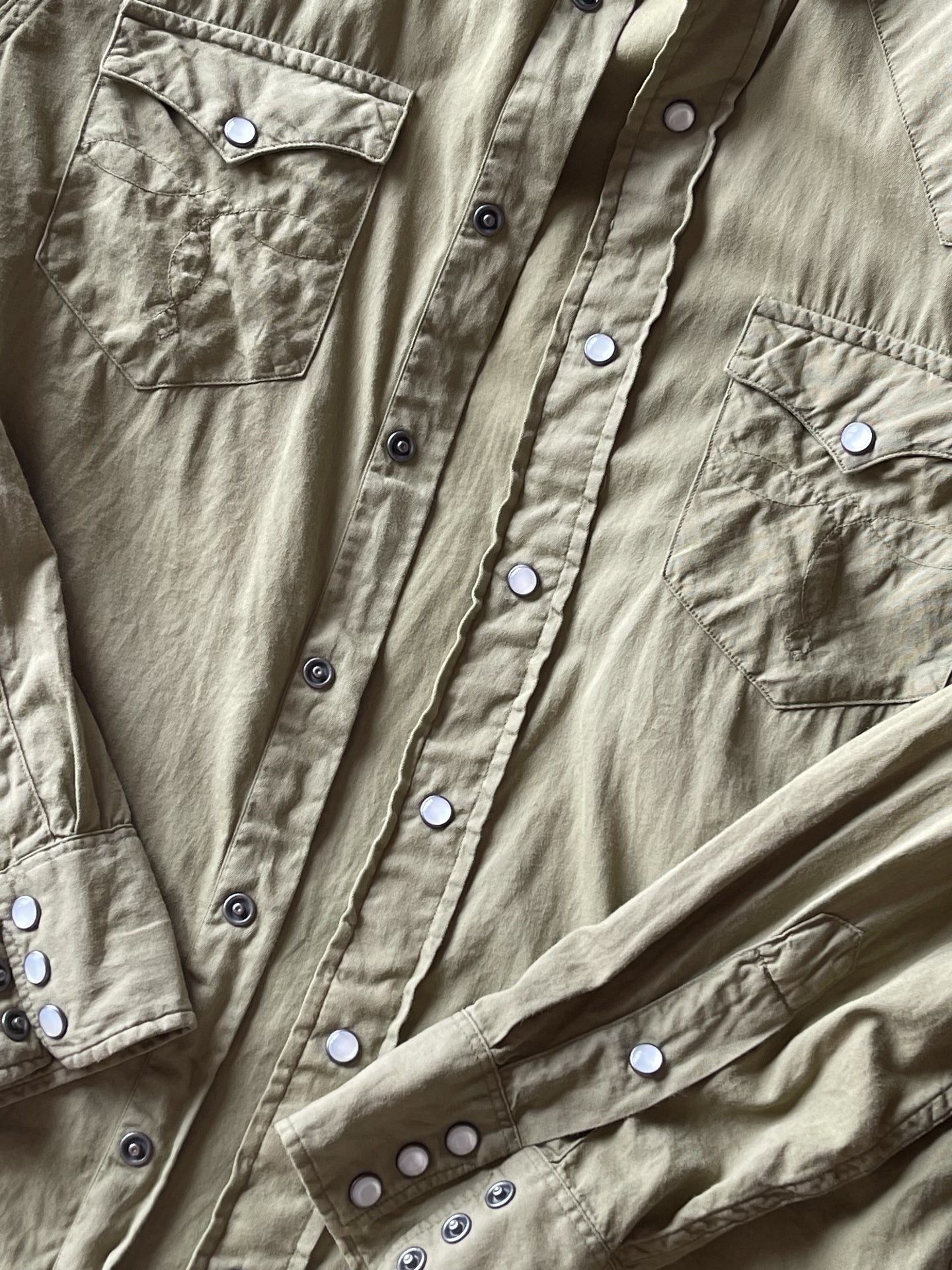 RRL Slim Fit Twill Western Shirt