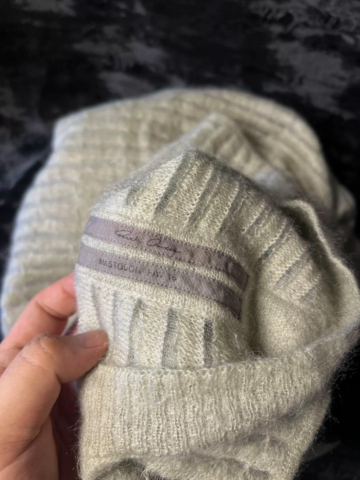 Rick Owens Striped Cashmere Vest