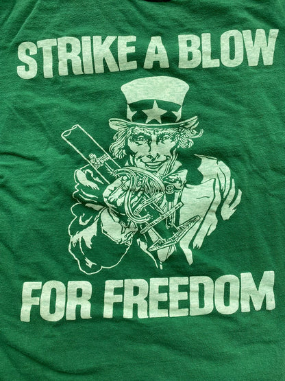 strike a blow for freedom green tee