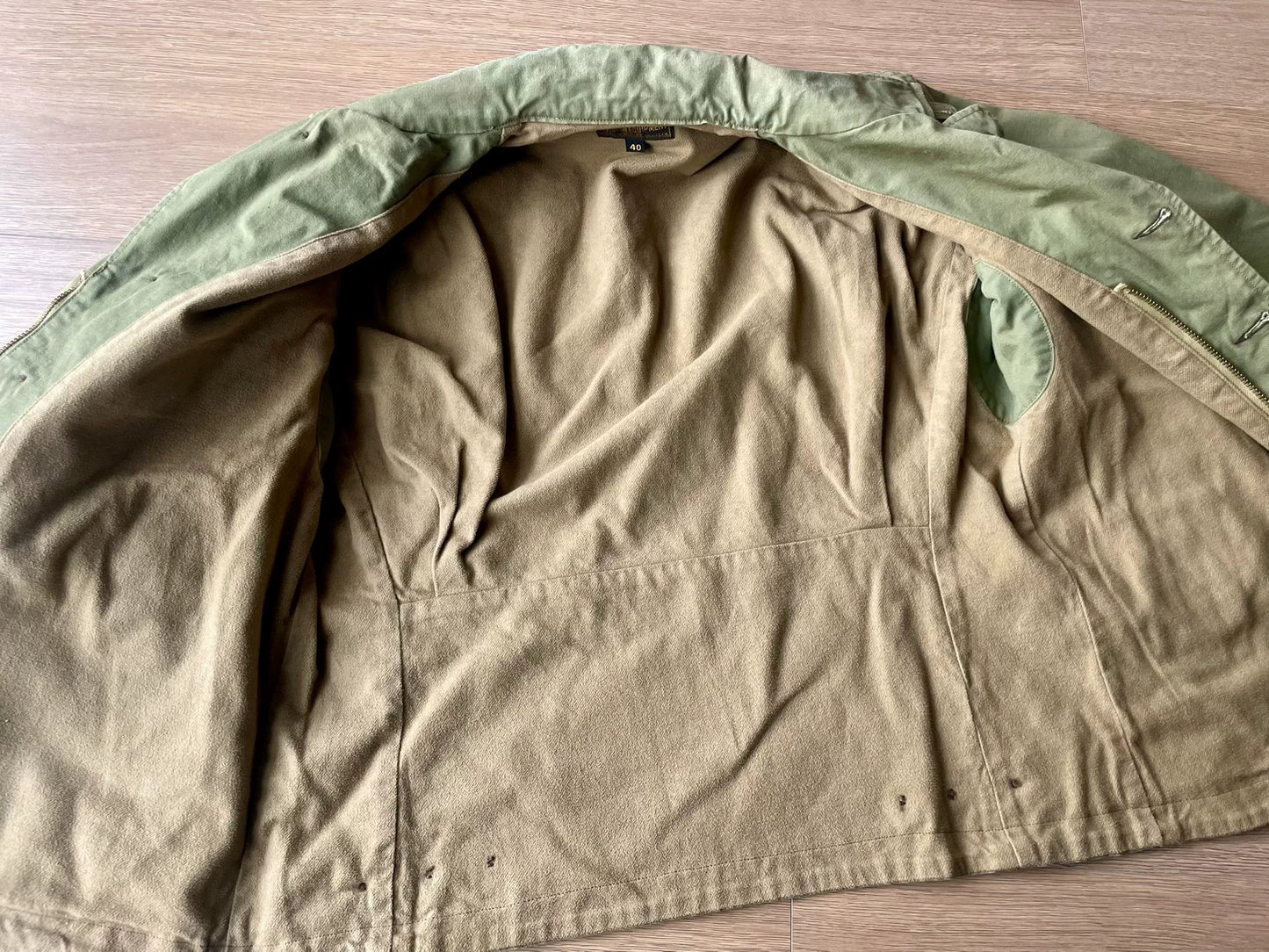 Freewheelers V8 150 MPH CLUB Military Jacket