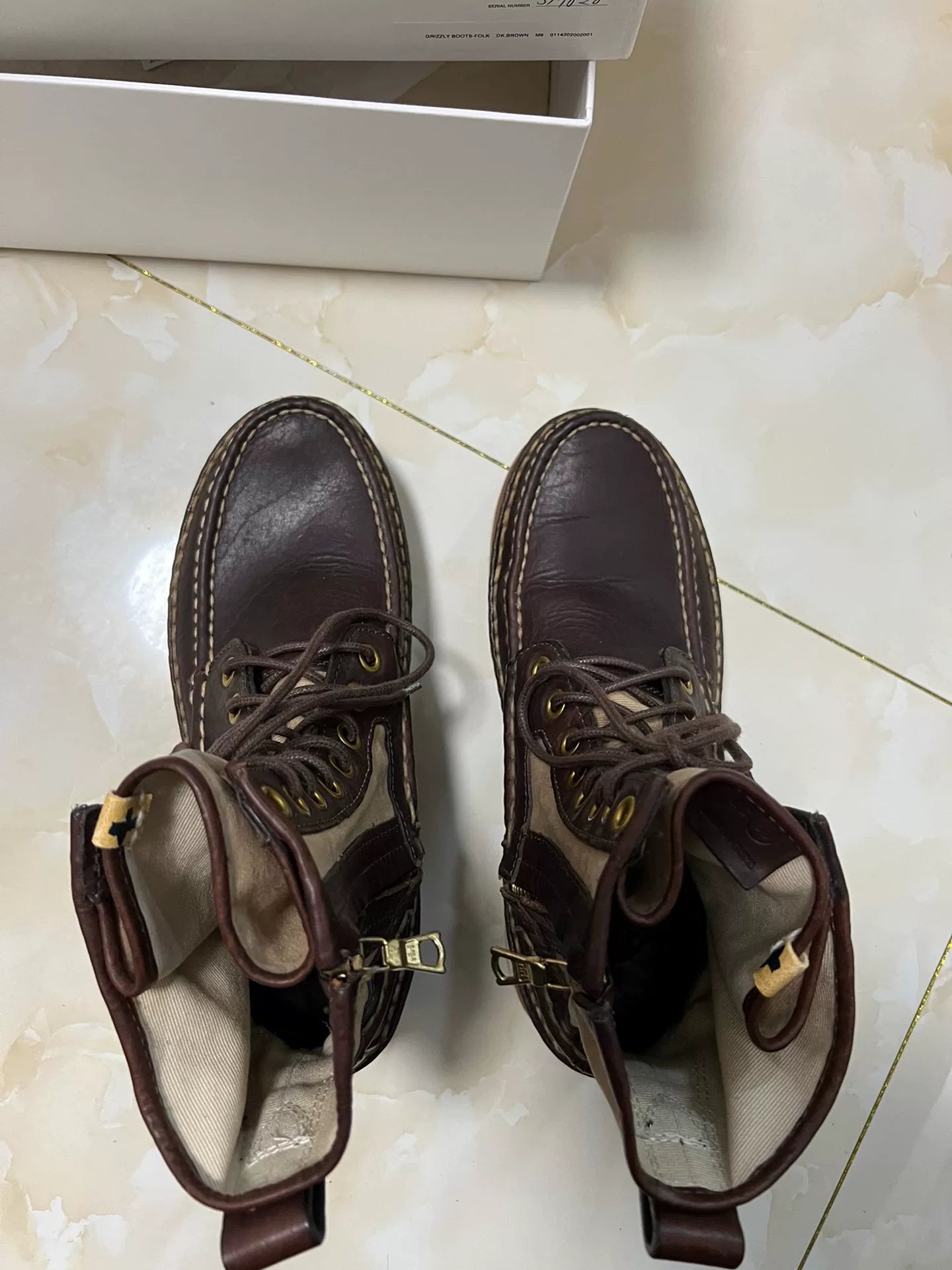 visvim 14SS Spot Grizzly Boots Folk