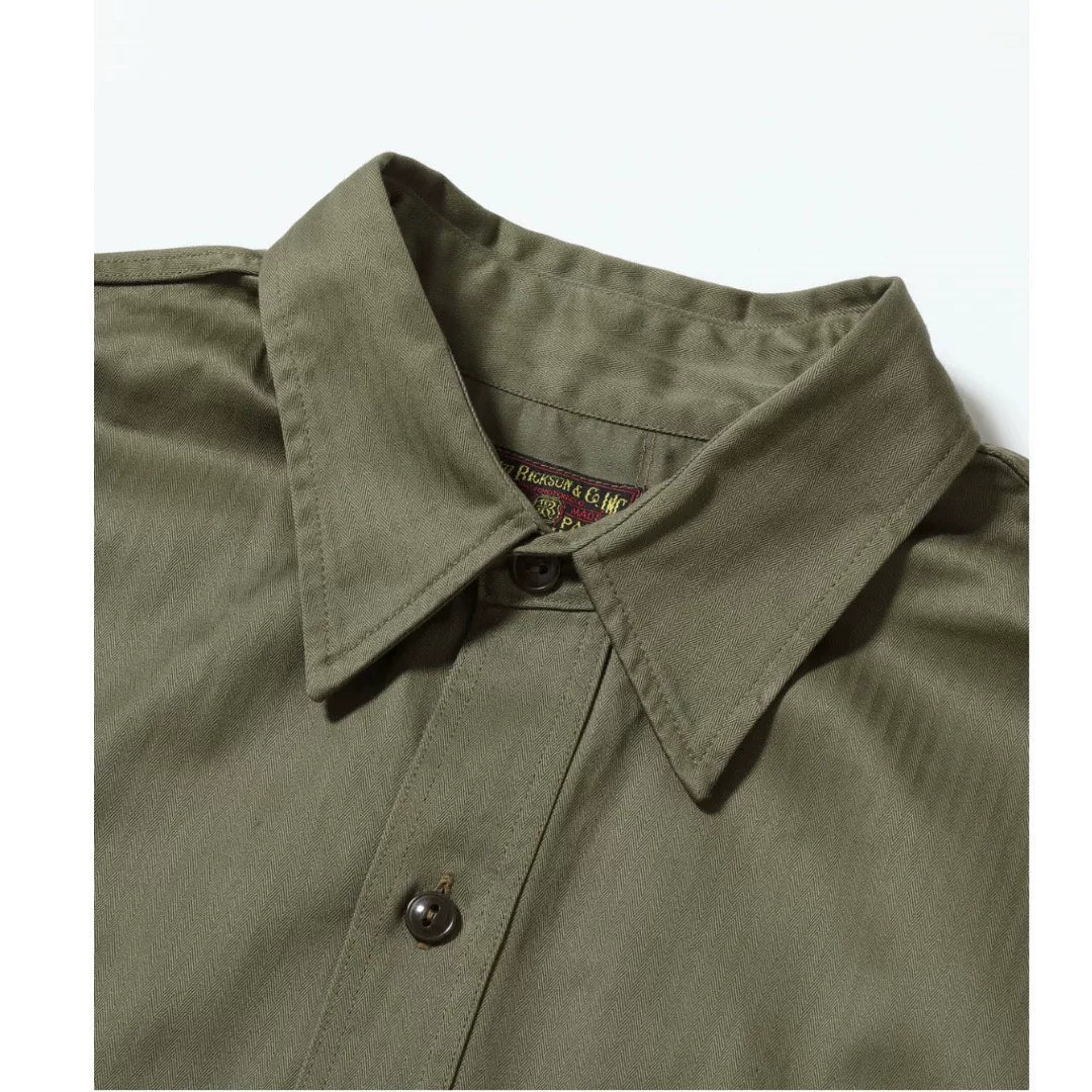 Buzz Rickson's Military Retro Herringbone Work Shirt