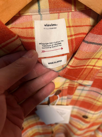 Visvim Red/Yellow Plaid Shirt