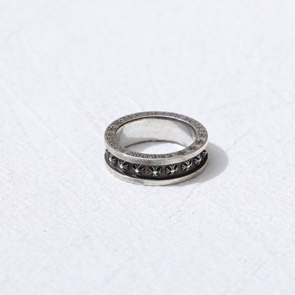 Chrome Hearts 925 Silver Mini Plus Ring