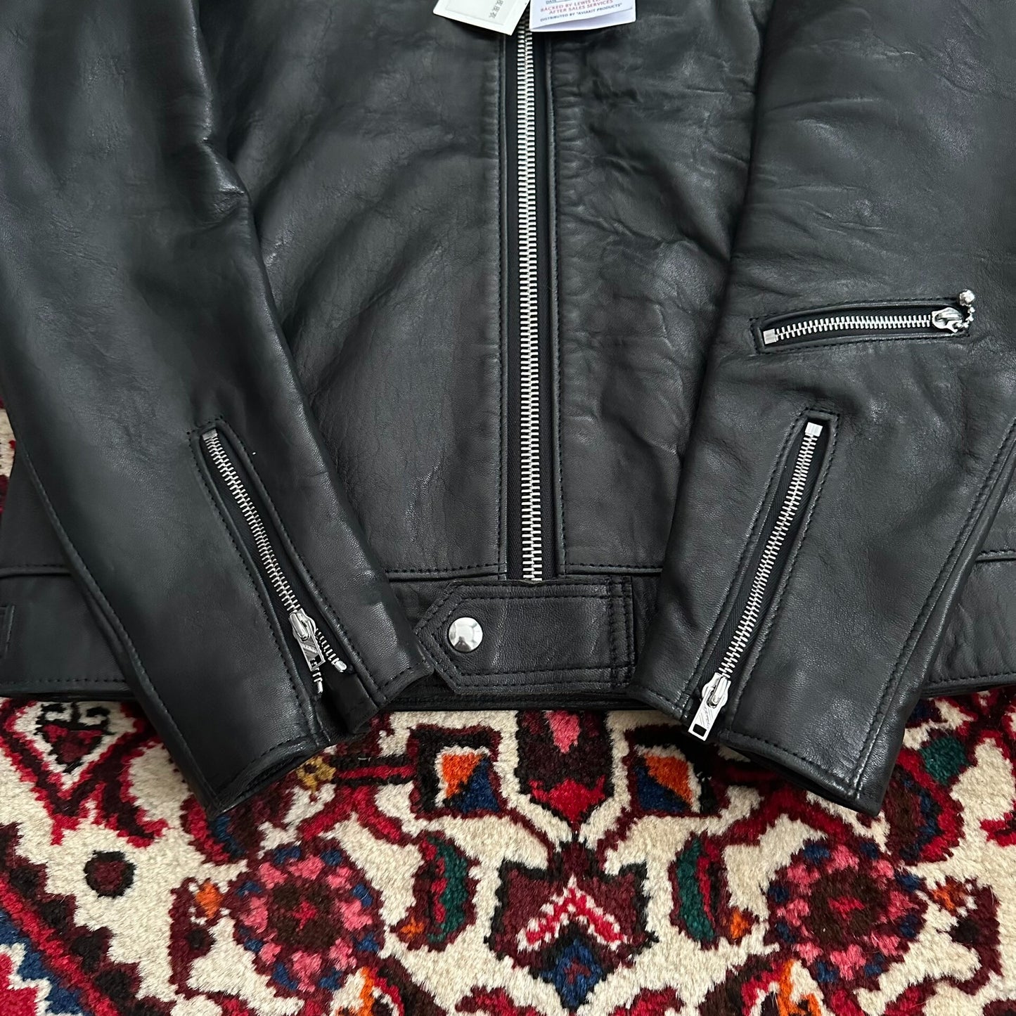 lewis leathers 551T black leather jacket