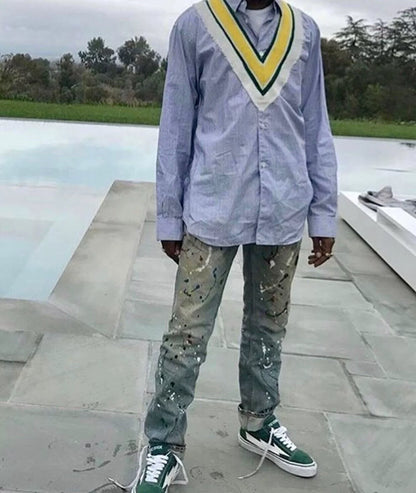 Number Nine Splatter Jeans ASAP Rocky