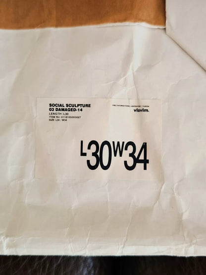 Visvim 18SS 03D14 Washed Jeans