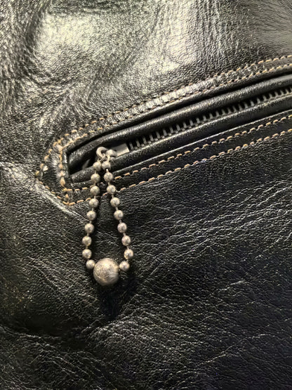 Freewheelers 1930's Caboose Black Leather Jacket