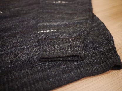 VISVIM AMPLUS KNIT GRADIENT BLACK Size 3