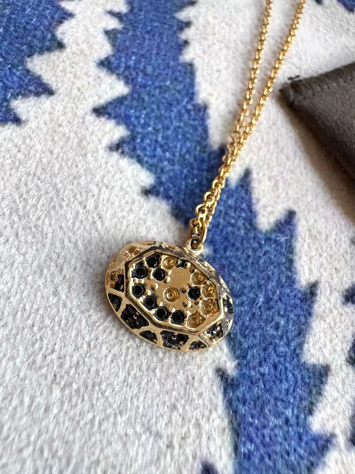 Vivienne Westwood Vintage Gold Honeycomb Necklace