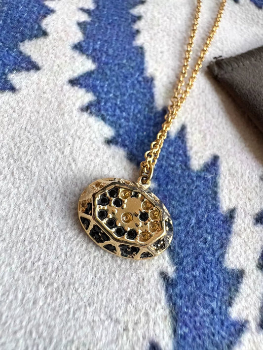 Vivienne Westwood Vintage Gold Honeycomb Necklace