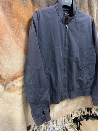 raf simons embroidered jacket with water wash