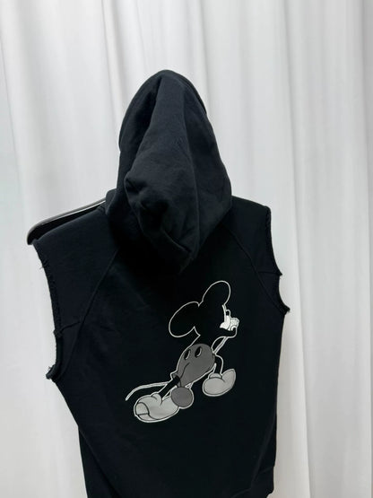 Mickey Mouse Sleeveless Hoodie by Number (N)ine