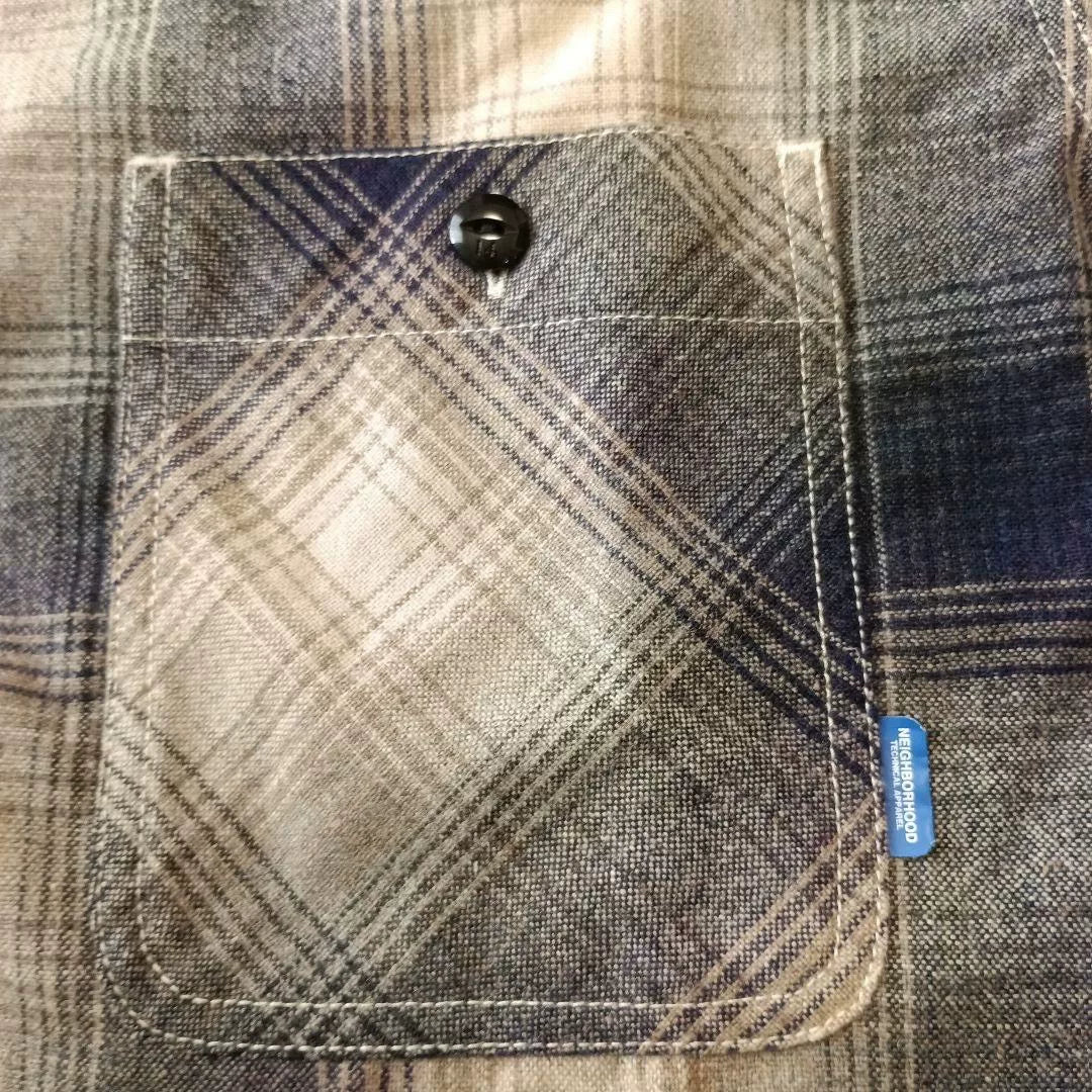 neighborhood 092BENH-SHM02 Wool Plaid Shirt