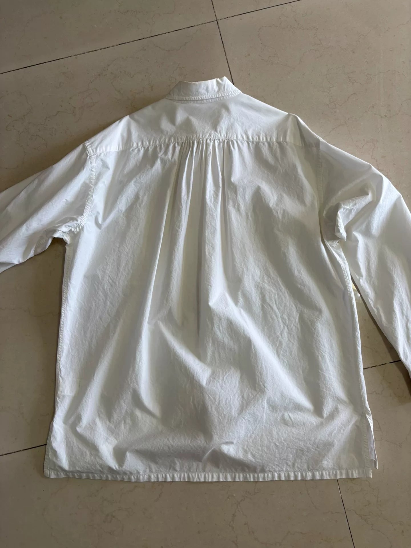 Porter Classic Wide Pocket Shirt White