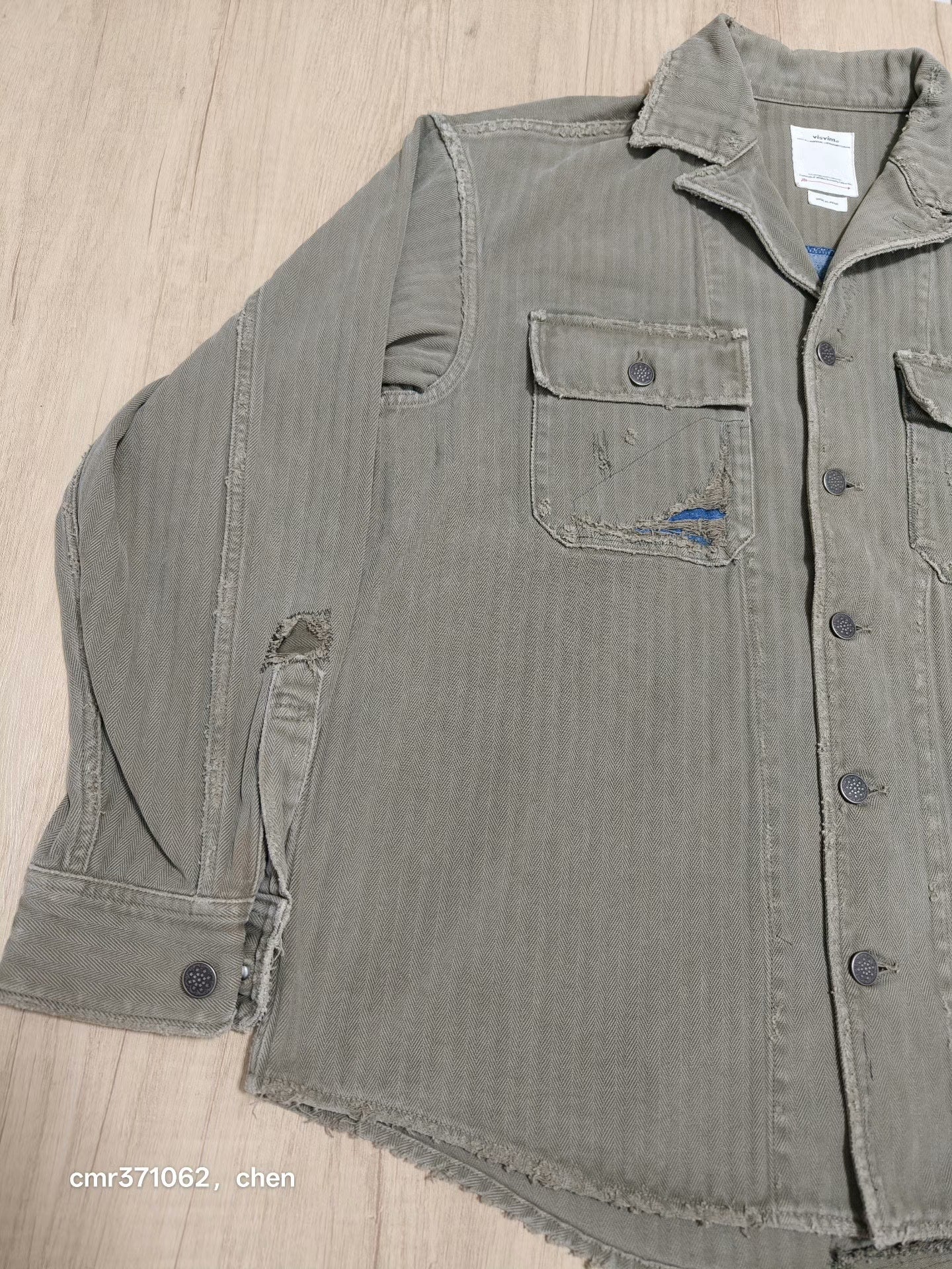visvim 20SS Willard Distressed Jacket
