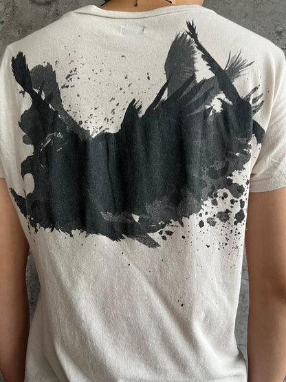 l.g.b flying away graphic tee shirt