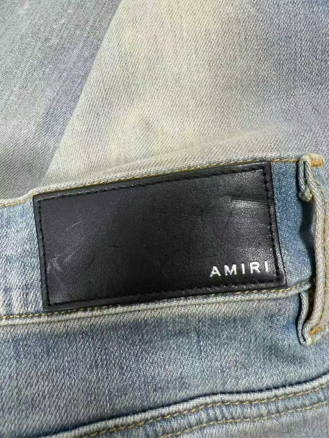 amiri logo denim pants in great condition