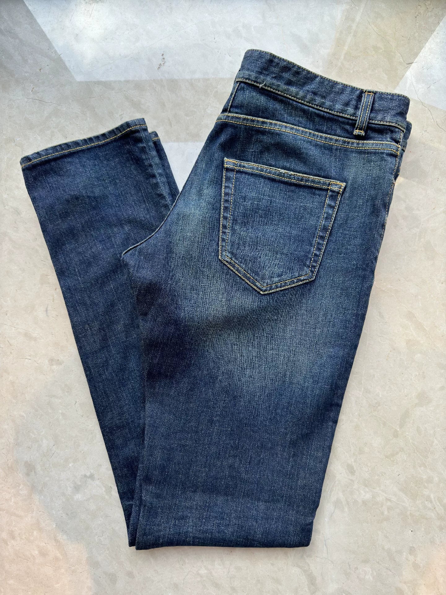 Saint Laurent Men's Vintage Blue Jeans