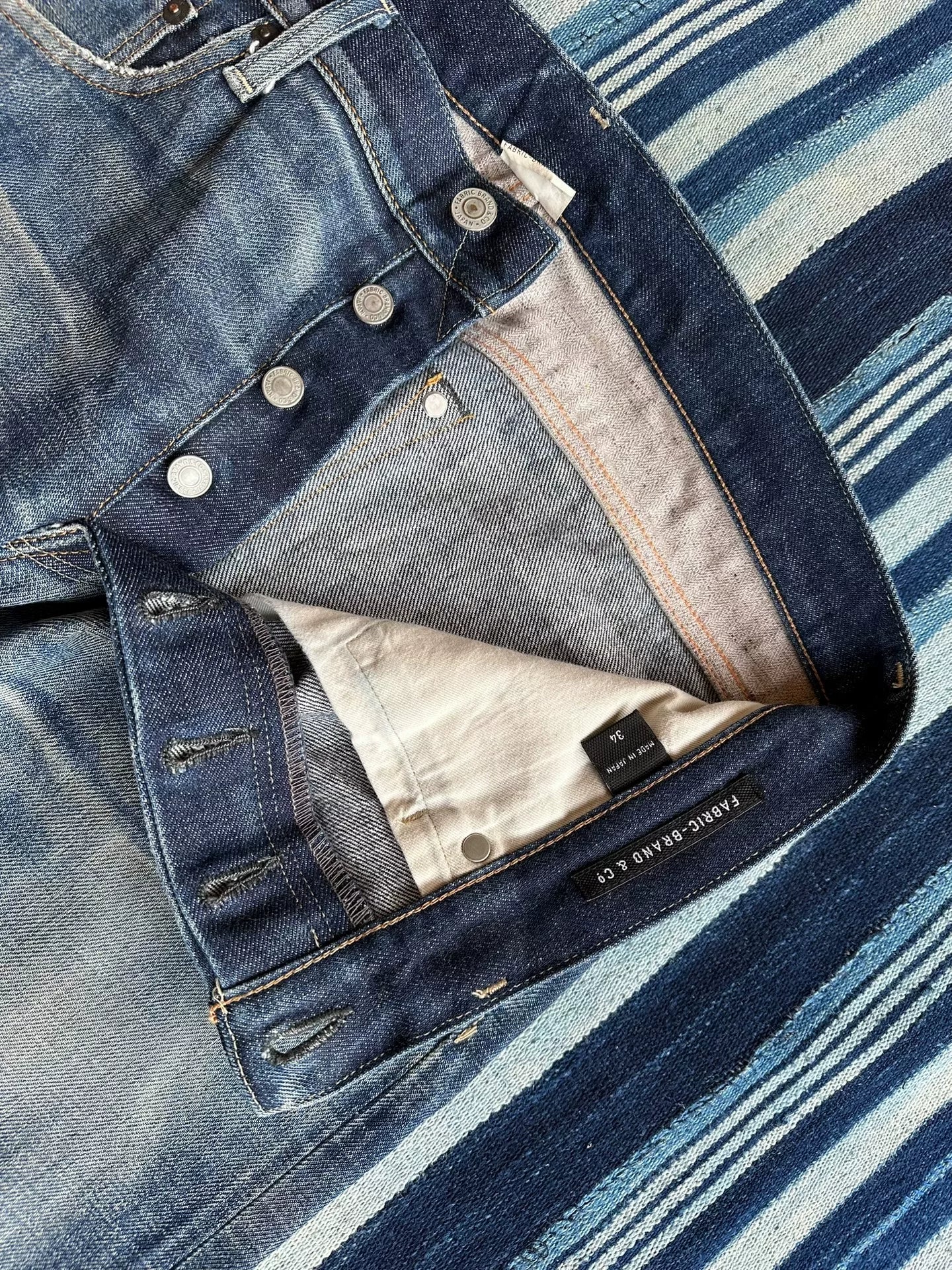 selvage denim pants by brand&co