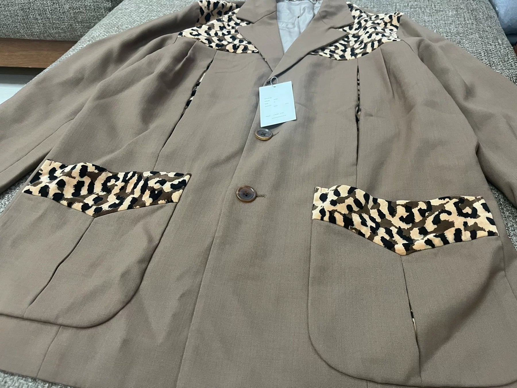 Wacko Maria Leopard Wool Blazer 22SS