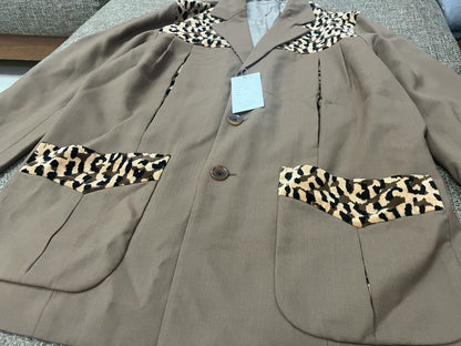 Wacko Maria Leopard Wool Blazer 22SS