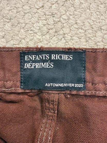 ERD 23FW Distressed Safety Pin Cargo Pants