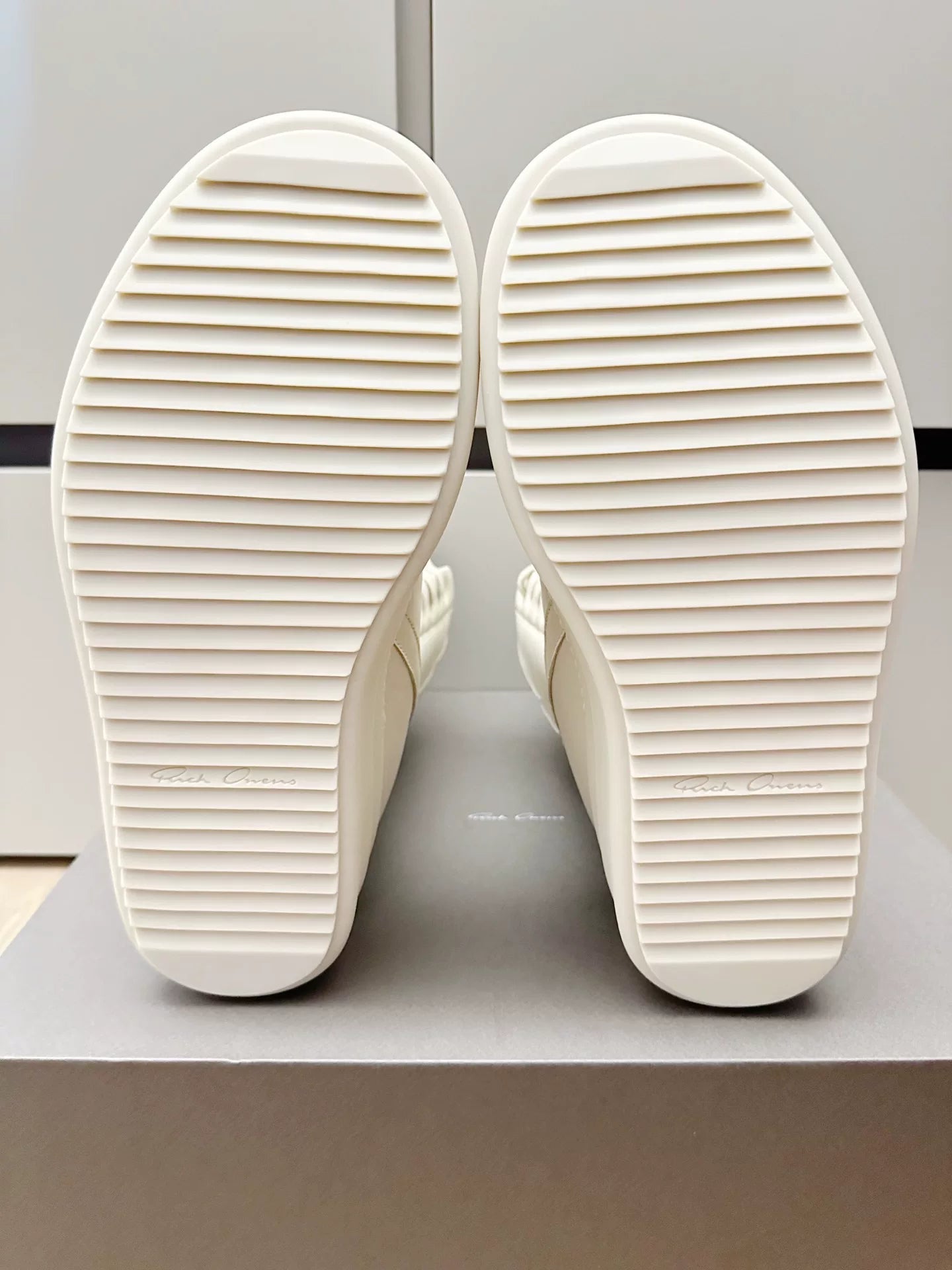 Rick Owens High-Top Thick Sole Runway