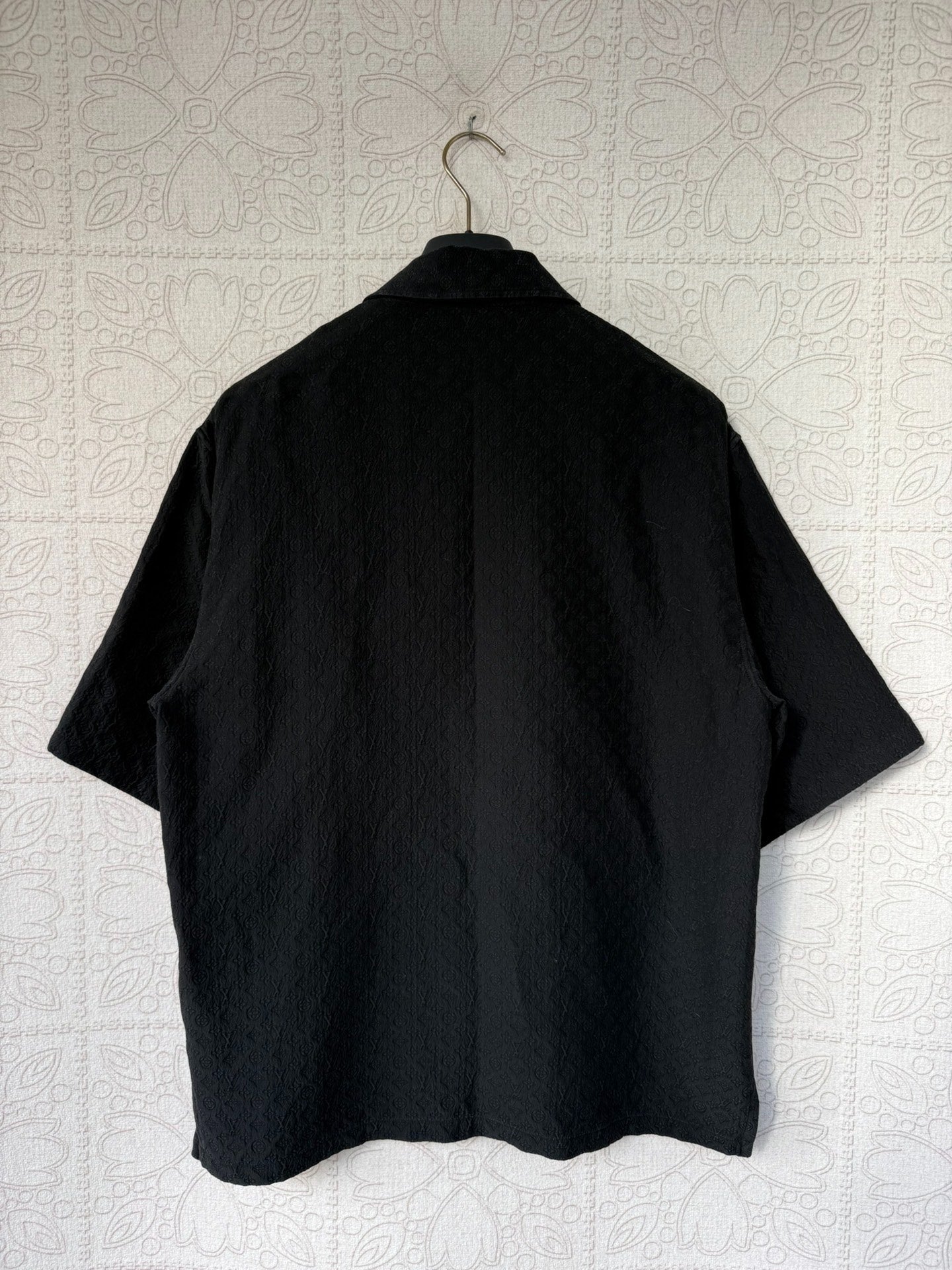 louis vuitton short sleeve silk shirt